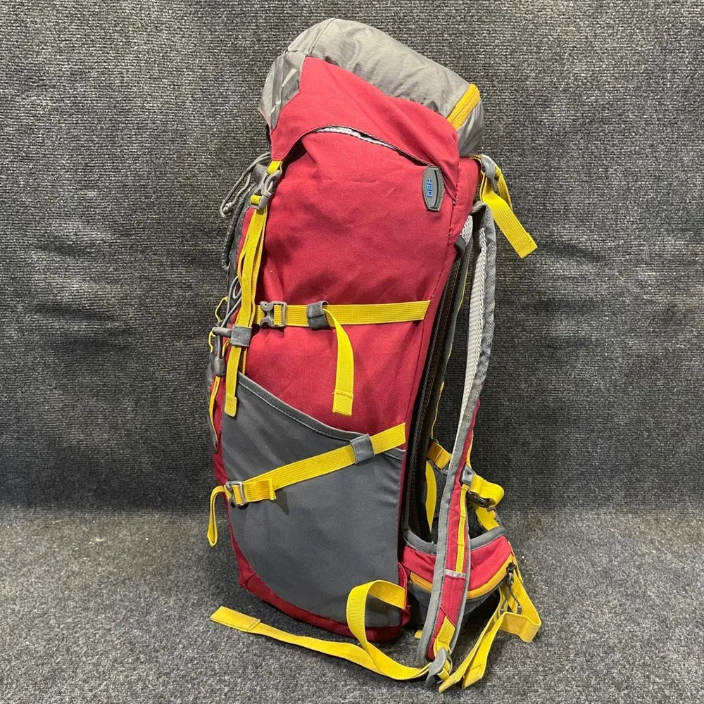 Magellan Outdoors 157542 Red/Grey 40L Technical Frame Hiking Backpack Daypack